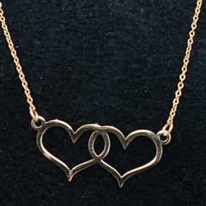 گردنبند طلای زنانه پلاک و زنجیر ظریف – گالری طلا سایدا